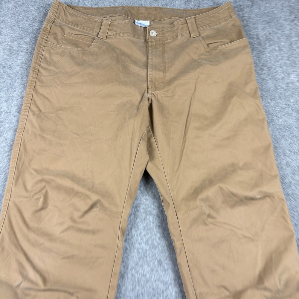 Columbia Pants Mens 38x30 Brown Regular Fit Outdoor Hiking Utility Casual Cotton - Picture 4 of 14